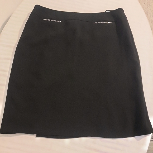 Pencil skirt black and silver - Picture 3 of 10
